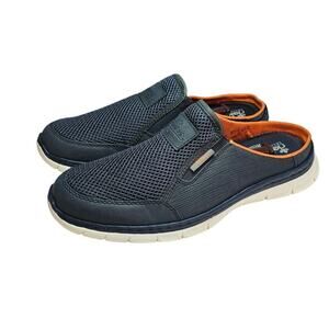 Mens Rieker B4879 Antistress MemoSoft Blue Denim Atlantis Comfort Clogs US 8 EUC